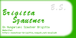 brigitta szautner business card